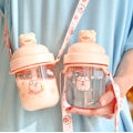 Miniatyrbilde 4 av 4: Jiji Pig Straw Cup Roterende Pig Straw Tumbler (Flere Sakura Pig + 330 ml),