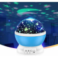 Miniatyrbillede 1 af 5: Stjernehimmel projektion atmosfære roterende sfærisk lys led (stjerne måne blå base),