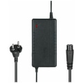 Miniatyrbillede 1 af 5: 54,6V 2A elektrisk scooteroplader, lithium-ion batterioplader, 3-huls in-line stik, passer til Kugoo M4 elektrisk scooter
