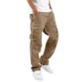 Pikkukuva 1 / 2: Miesten Multi Pockets Cargo Pant -työhousut Khaki M