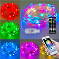 Miniatyrbild 3 av 5: Symphony rgb line string lights utomhus vattentät puv juldekoration fairy lights 8 funktioner, 5 meter 50 lampor