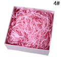 Miniatyrbilde 1 av 5: Strimlet silkepapir, Raffia Hamper Strimle gavefylling Pink 100g