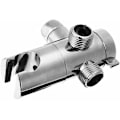 Miniatyrbillede 5 af 5: Way Shower Arm Diverter 1/2" Universal Brusehoved Holder Spray Tee Outlet Vandudskiller 3 Way Diverter Cradle Badeværelse