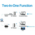 Miniatyrbillede 3 af 5: hvid europæisk repeater wifi signal booster trådløs signal extender router