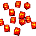 Miniatyrbild 1 av 5: Multi Colour Light-up Led Iskuber Med växlande ljus | För partitillbehör för partier