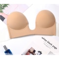 Miniatyrbild 3 av 4: Bröstlösa överdrag Push Up Self Invisible Sticky BH för kvinnor 32C/34B/36B