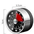Miniatyrbillede 2 af 4: Visuel timer, Yunbaoit opgraderet 60 minutters nedtællingstimer til børn og voksne med påmindelse om lavt batteri, Silent Time Man