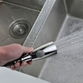 Miniatyrbild 4 av 5: CP galvanisering köksblandare dusch utdragbar krispigare kran plastmunstycke dubbelfunktionsmunstycke