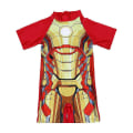 Miniatyrbilde 1 av 2: barn Gutter 3d Badedrakt The Avengers Superhelt Endekk Jumpsuit Badetøy Iron Man 6-8 Years