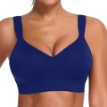 Pikkukuva 1 / 3: Jooga Urheilu Juoksuliivi Naisten Muotoiluvaatteet Push Up Bra Dark Blue 2XL