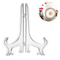 Miniatyrbilde 2 av 5: Piao Transparent 5 Tommer 12 Stykker Plast Staffeli Platehyller, Platehyller, Sammenleggbare Tallerkener, Displaystativer For Presentasjon Av Samleplater, B