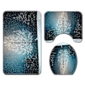 Miniatyrbild 4 av 5: 4 delar Animal Print Toalett Golvmatta Badrum Anti-Slip Set