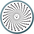 Miniatyrbild 1 av 5: Smiley 110mm rostfritt stål etsat golvavloppsgaller Bra grepp Lätt att rengöra Rostfritt stål hårsil,