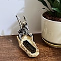 Miniatyrbilde 5 av 5: Miniatyr Skulptur Realistisk Ornamental Dekorere Moderne Minimalistisk Harpiks Drage Skulptur Ornament Husholdningsartikler
