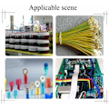 Miniatyrbilde 4 av 5: M3 M4 M5 M6 M8 M10 Bil M3 M4 M5 M10 Messing Elektriske kabelsko 150 stk Fonepro