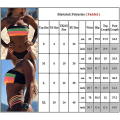 Miniatyrbillede 4 af 4: Kvinder Bandeau Polstret Push Up Bikini Sæt Badedragt Badetøj XL