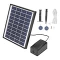 10V 6W DC Mikro Solcelle Dam Pumpe Justerbart Panel Fontene Luftpumpe Boblestein