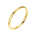 Miniatyrbilde 1 av 5: Fingerring Elegant glatt overflate minimalistisk enkel stil tynn stablering til bursdag Golden US 11