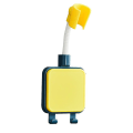 Miniatyrbild 1 av 5: duschfäste gratis stansning duschfäste Colour Yellow