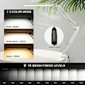 Pikkukuva 2 / 5: LED-pöytälamppu, 14 W:n kokoontaitettava Architect-pöytälamppu kiinnikkeellä, 10 kirkkaustasoa x 3 väritilaa, säädettävä pöytälamppu