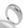 Miniatyrbillede 1 af 5: 2 stk Punk Hip Hop Chunky Ringe Til Kvinder Trendy Geometrisk Circle Stack Guld Sølv Ring Minimalistisk Fest Bryllupssmykker Silver