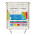 Miniatyrbild 1 av 5: Periodiska tabell Vattentät polyester duschdraperi Table 2 150cmx180cm