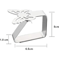 Miniatyrbillede 2 af 4: Dug Bøjle Clip Clamp Holder Rustfrit stål Sommerfugl Bord Dæk Clip Dug Holder Bord Tykkelse Ikke