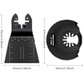 Miniatyrbild 4 av 5: 21-pack oscillerande sågblad, premium multiverktygsbladskit för trä, metall, plast, oscillerande blad för Dewalt Wor