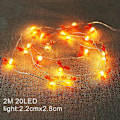 Miniatyrbillede 2 af 5: Julepynt 2M Fairy Lights Blink Party Decoration G