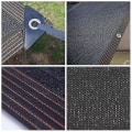 Miniatyrbilde 4 av 5: 2x2m Sort 12 Pin Tykk Anti Uv Hdpe Shading Nett