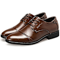 Miniatyrbillede 1 af 4: Mænd Snøre Office Smart Formelle Oxford Brogue Sko Brown 48