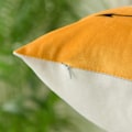 Miniatyrbild 2 av 5: Ycoll kuddfodral Set med 4 linnekuddfodral Dekorativa kuddfodral 45*45cm Gelb*2er Set