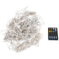 Miniatyrbillede 1 af 5: LED Farbe Vorhang Licht Weihnachten Hochzeit Dekoration USB Bluetooth APP Steuerung RGB Vorhang Lichterkette 3*3 300 Lic