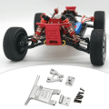 Miniatyrbilde 2 av 5: Rc Car Metal Front Guard Bumper Set For Wltoys 124016 Sølv