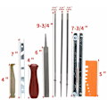 Miniatyrbilde 2 av 5: 10 x Chainsaw Sharpen File Filing Kit Kjede Sharpening Sag Filer Verktøy for Stihl LAVENTE,