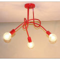 Miniatyrbillede 2 af 3: Moderne loftslamper, vintage lysekrone loftslampe E27 retro til stue Spisestue Soveværelse Hotel Home