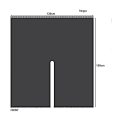 Miniatyrbilde 5 av 5: Damesjal med diamantfrynser gray
