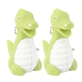 Pikkukuva 2 / 4: 2kpl Dinosaur Avaimenperä Led Light Creative Vocal Avaimenperä Avaimenperä Avaimenperä Riipus Koristepuhelimeen