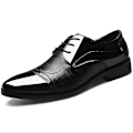 Miniatyrbillede 1 af 5: Mænd Snøre-Oxford Smart Formelle Business Bryllupssko Black 47