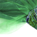Miniatyrbillede 4 af 5: Havfrue fiskehale kostume glitter nederdel cosplay halloween rekvisitter Green S
