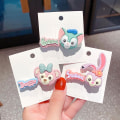 Miniatyrbild 5 av 5: Set Söta färgglada mönster Baby Set Kombinationsspärrar för barn flickor 15