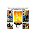 Miniatyrbillede 2 af 5: E27 5W LED flamme pære, 4 lystilstande, Halloween og julepynt pærer (4 stk)