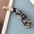 Miniatyrbild 1 av 4: Leopard hårklämma Acetat ark Långt vertikalt hår hårspänne Handgjord hästsvanshållare Hårnålar för 8