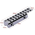 Miniatyrbild 2 av 5: Scope Mount Ring 11mm till 20mm Dovetail Picatinny Weaver Adapter Rail Extension Scope Mount Base Rail Extension Adapter