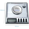 Miniatyrbilde 4 av 5: 20g/0,001g Mini smykkevekt Smykker som veier bærbar elektronisk vekt
