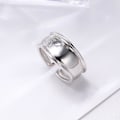 Miniatyrbillede 4 af 4: Mode Simple Justerbar Vidåben Ring Finger Band Smykker Tilbehør Til Dating Golden