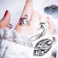 Pikkukuva 4 / 5: Unisex Retro Säädettävä Phoenix Shape Lanka Neuletarvike Open Finger Ring