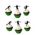 Miniatyrbild 1 av 4: 6st VM fotboll Cupcake Toppers 2022