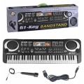 Miniatyrbillede 4 af 5: Elektronisk klaver Elektronisk keyboard Digital klaver 61 tangenter Elektronisk klaver Begynder Keyboard Klaver Legetøj Børn