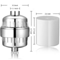 Miniatyrbillede 2 af 3: 15 lag (1 maskine 1 kerne) bruser vandrenser sæt bruser filter 15 lag bruser bruser filter bruser sæt,